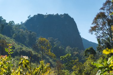 Dağ Doi Luang Chiang Dao doğal park peyzaj, Chiang 