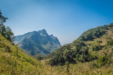 Dağ Doi Luang Chiang Dao doğal park peyzaj, Chiang 