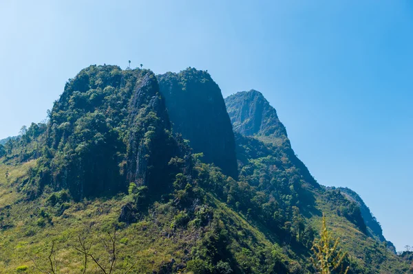 Montaña de Doi Luang Parque natural de Chiang Dao Paisaje, Chiang —  Fotos de Stock