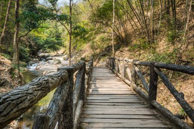 Yol Chaeson şelale Lampang doğal parkı ili, Tayland