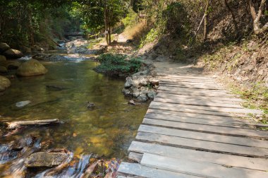 Yol Chaeson şelale Lampang doğal parkı ili, Tayland