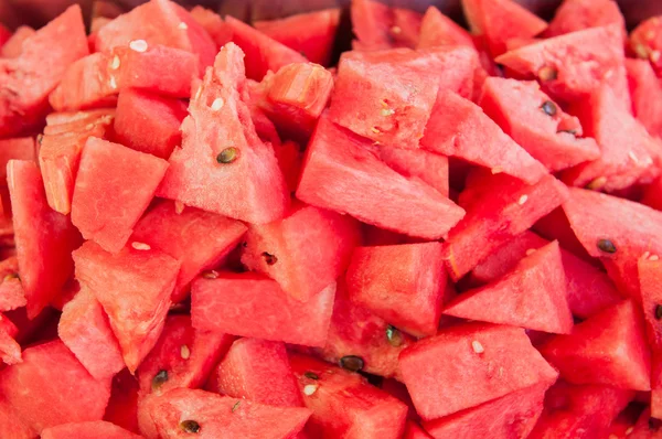 Stück Wassermelone Hintergrund — Stockfoto