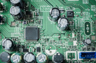Chip ve elektronik panosuna kapasitesi