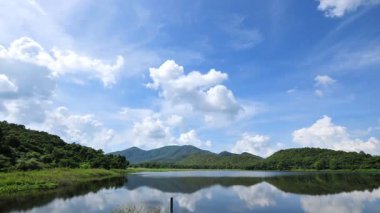 Rezervuarın Hızı ve Bulutlar Gökyüzü