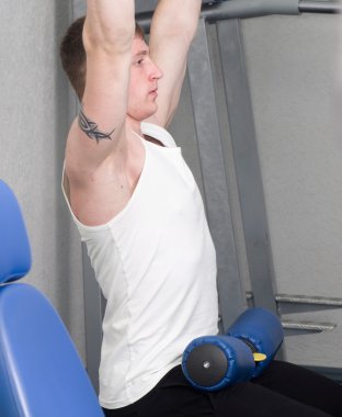 jimnastik salonu kas sportif adam