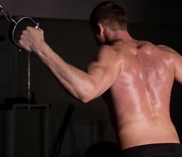 Portrait of male fitness model — Stock Photo, Image