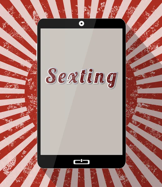 "sexting" — Foto de Stock