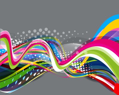 soyut renkli dalga arkaplanı