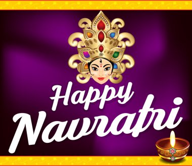 deepak ile mutlu navratri arka plan