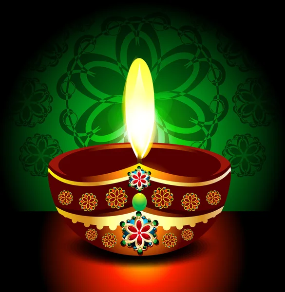 Diwali Fesztivál Háttér — Stock Vector