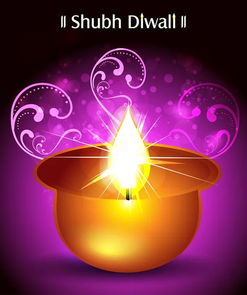 Shubh diwali bakgrund — Stock vektor