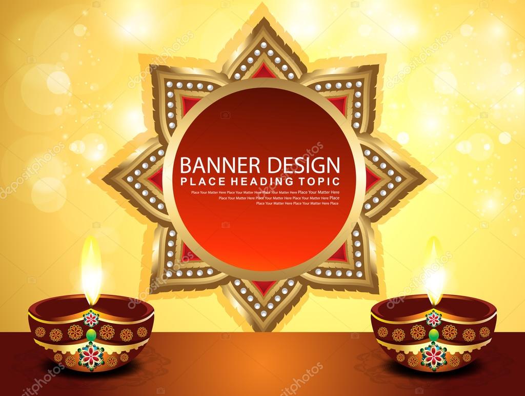 Abstract diwali background banner Stock Vector Image by ©gurukripa #54302231