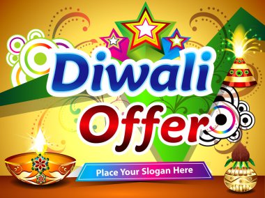 Diwali offer background clipart