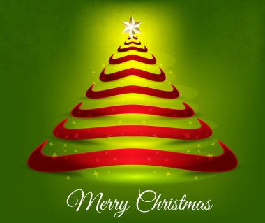neşeli Noel ağacı arka plan