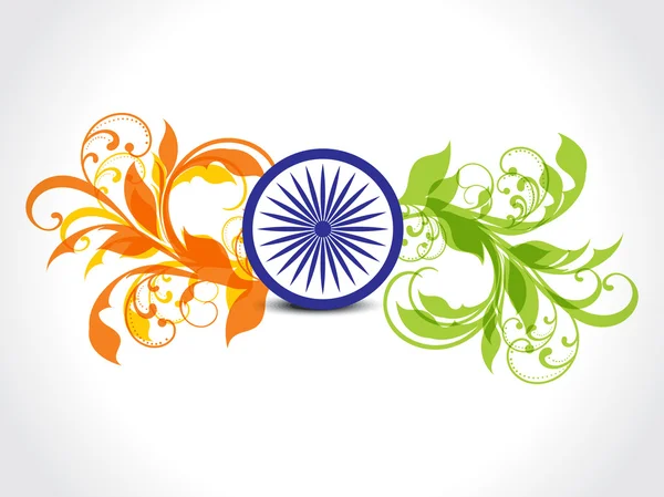 Цветочный фон дня Республики Индия — стоковый вектор