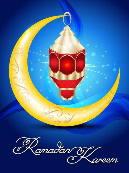 Ramadan konstnärliga lampa vektor illustration — Stock vektor