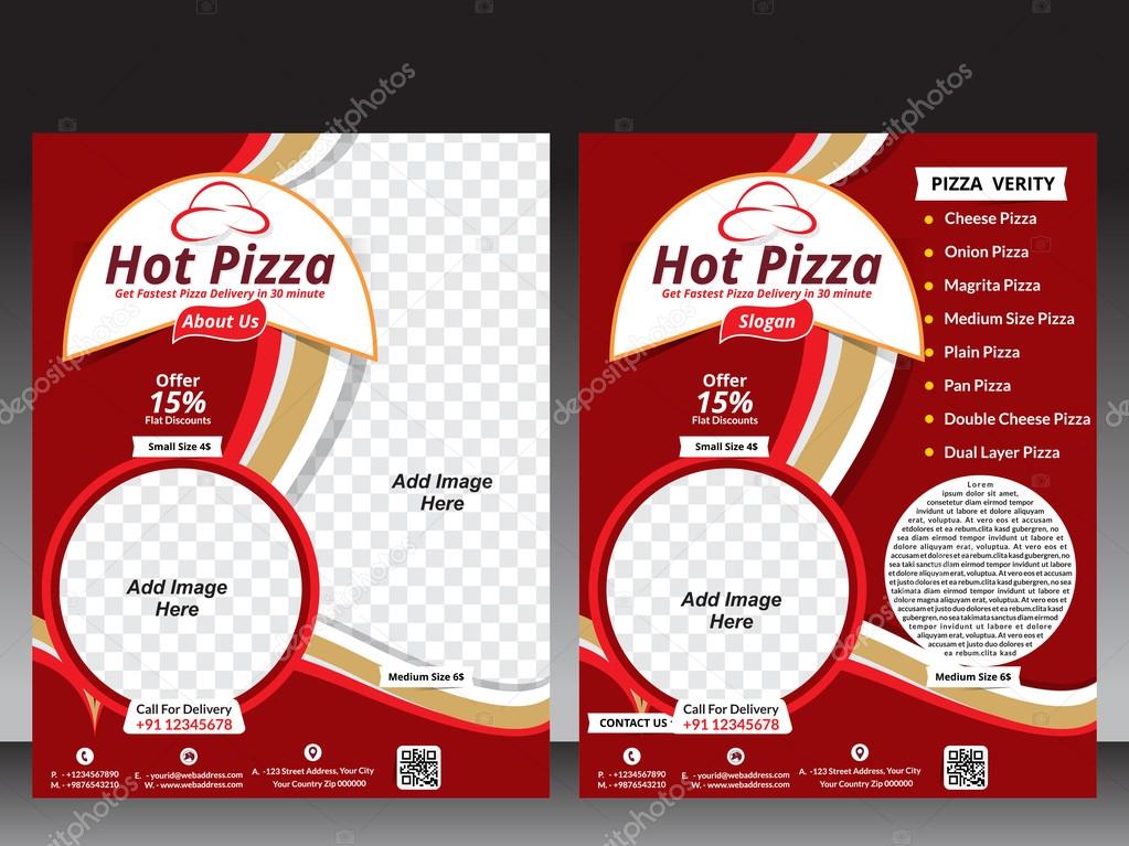 <strong>Pizza Pizzeria Restaurant Flyer & Ad Template</strong> - Word ... Pizza flyer template