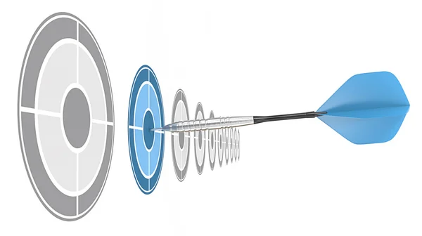 블루 다트. — 스톡 사진