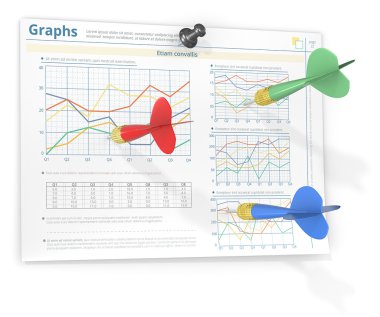 Hedef isabet. Infographics
