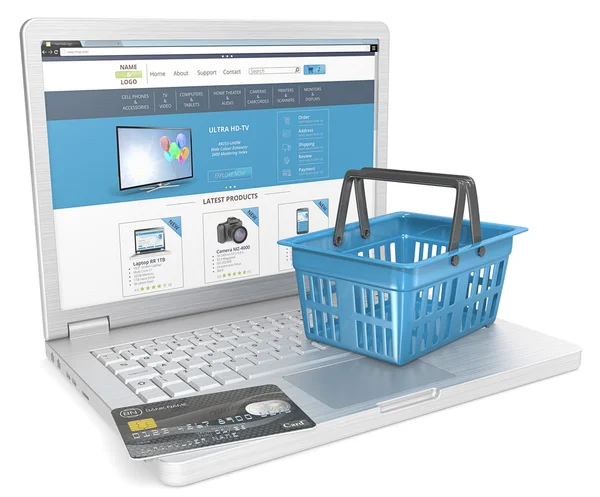 Web Shopping online. — Foto Stock