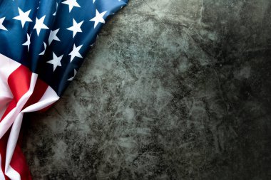 Amerikan Bayrağı ile Başkanlar Günü Tipografisi Özeti
