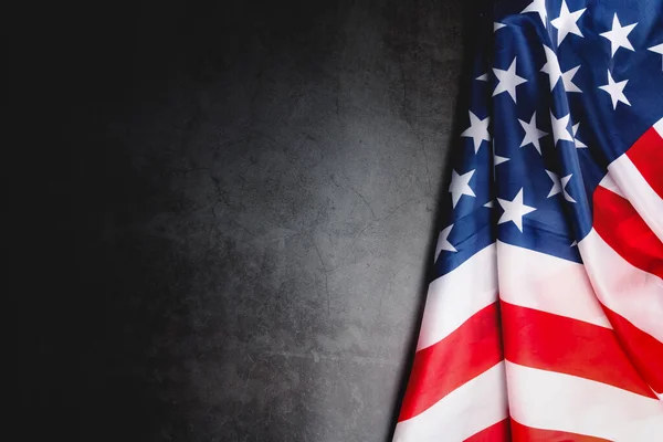 Veteranendag Eer Aan Allen Die Gediend Hebben Amerikaanse Vlag Grijze Stockfoto