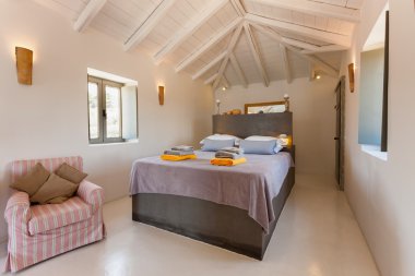 lüks geleneksel yatak odası