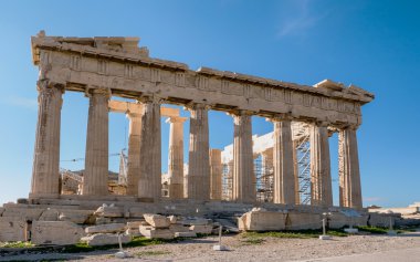 Parthenon Tapınağı Akropol tepesi