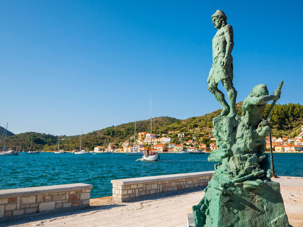 the statue of Odysseus