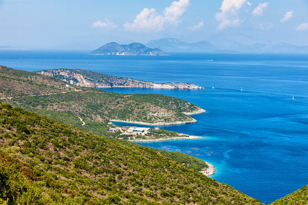 Ithaca island in Greece