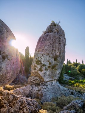 Ithaca doğal eski kaya