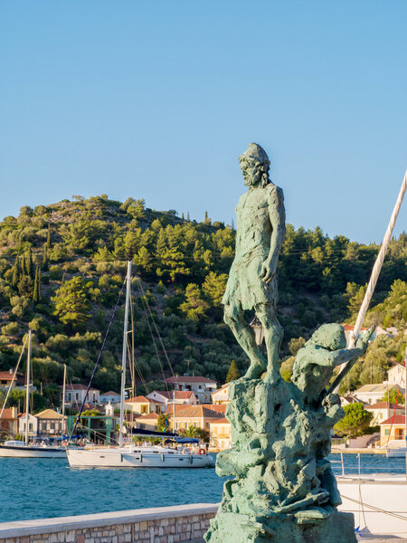 the statue of Odysseus