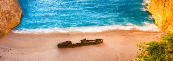 Táj ofshipwreck beach — Stock Fotó