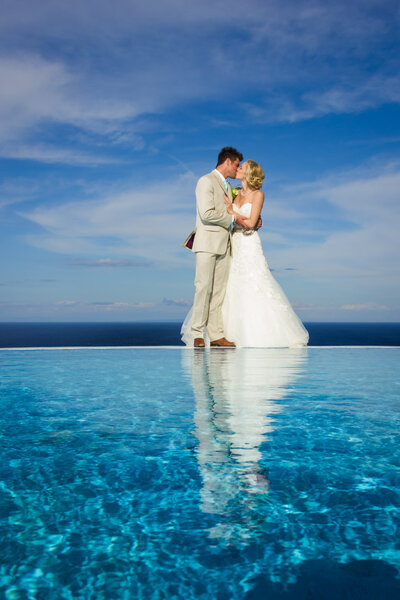 portrait of a bride and groom 