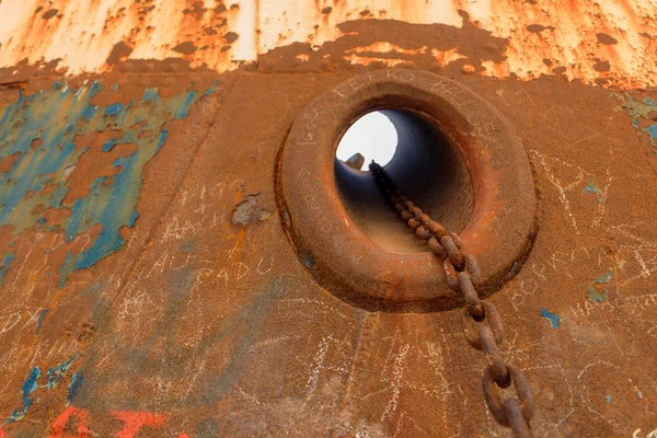 Closeup of an old shipwreck — Stock Photo, Image