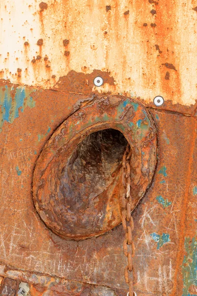 Closeup of an old shipwreck — Stock Photo, Image