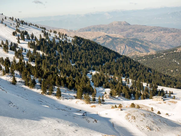 Krajina, hory, sníh — Stock fotografie