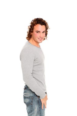 yakışıklı genç bir adam