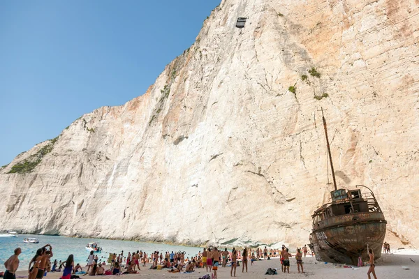 Atlamayı batık Zakynthos beach Island — Stok fotoğraf