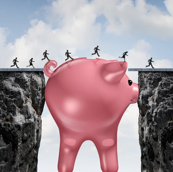 Money Bridge Concept — Stock Photo, Image