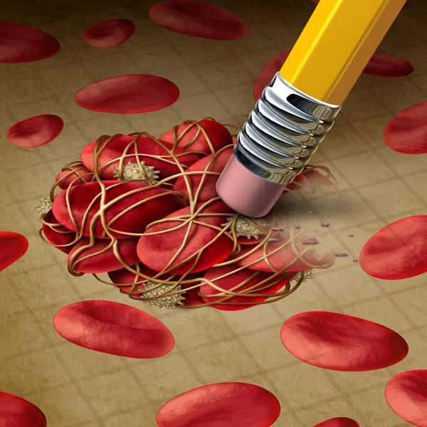 Trattamento della trama di sangue — Foto Stock