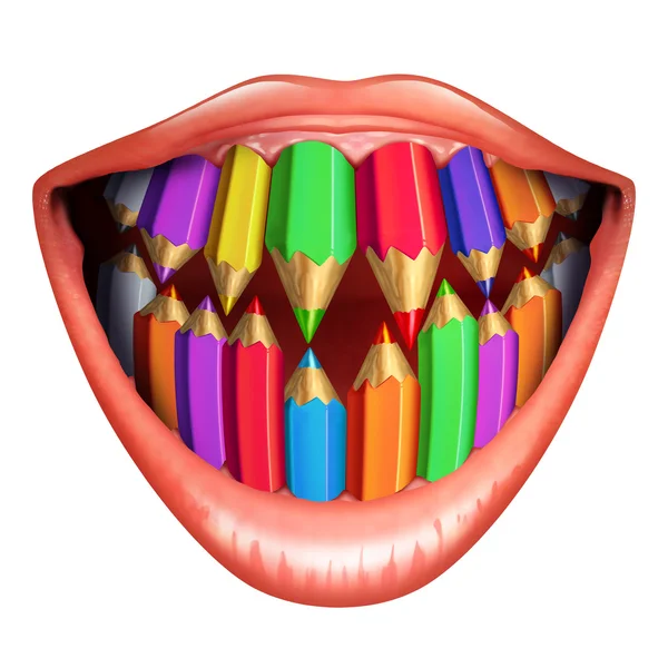 Smile Art Concept — Stock Photo, Image