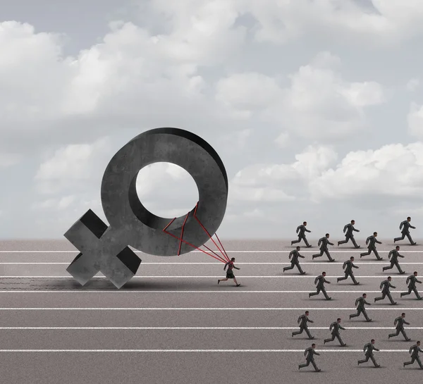 Sexismus diskriminace Symbol — Stock fotografie