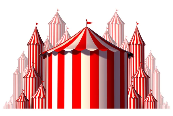 Circus Tent Group Element — Stock Photo, Image