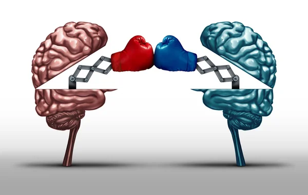 Battle Of The Brains — Stock Photo, Image