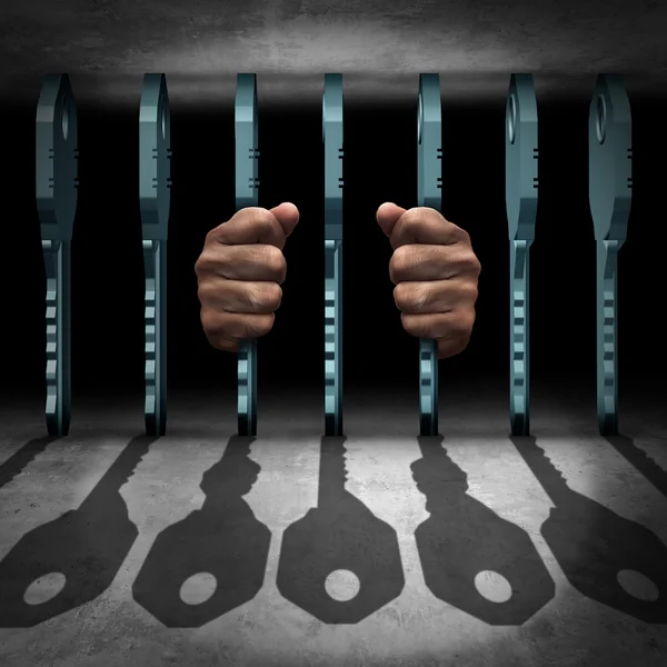 Prison Key Concept — Stock Photo, Image