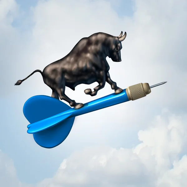 Bull rynku docelowego — Zdjęcie stockowe