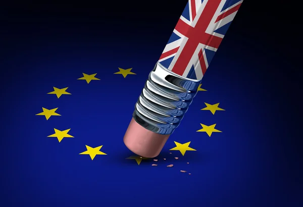 Концепція Великобританії Європейського Союзу — стокове фото