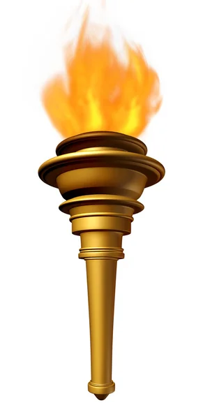 Torch Object Symbol — Stock Photo, Image