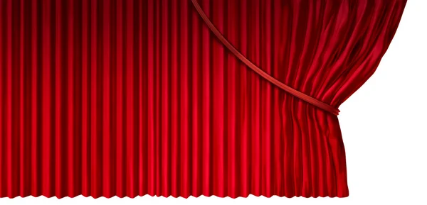 Curtain Reveal Element — Stock Photo, Image